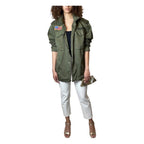 Vintage American US Army Jacket In Green UK 8 - 16