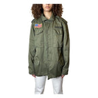 Vintage American US Army Jacket In Green UK 8 - 16