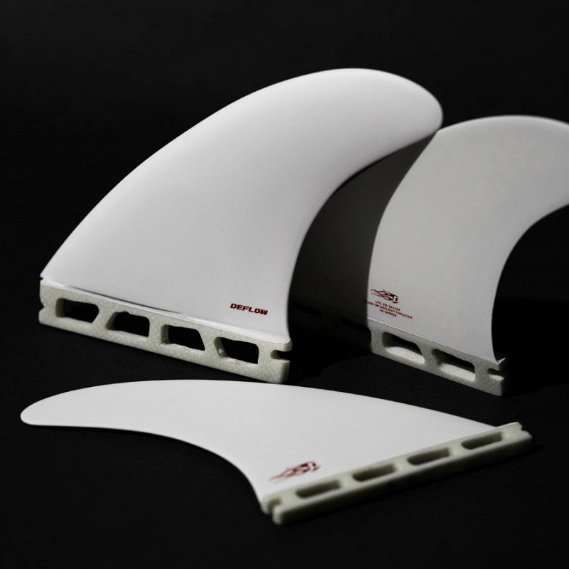 Deflow Pulse Thruster fins White single tab