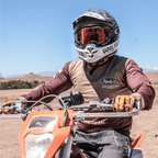 No.1 Brown Vintage Motocross Jersey