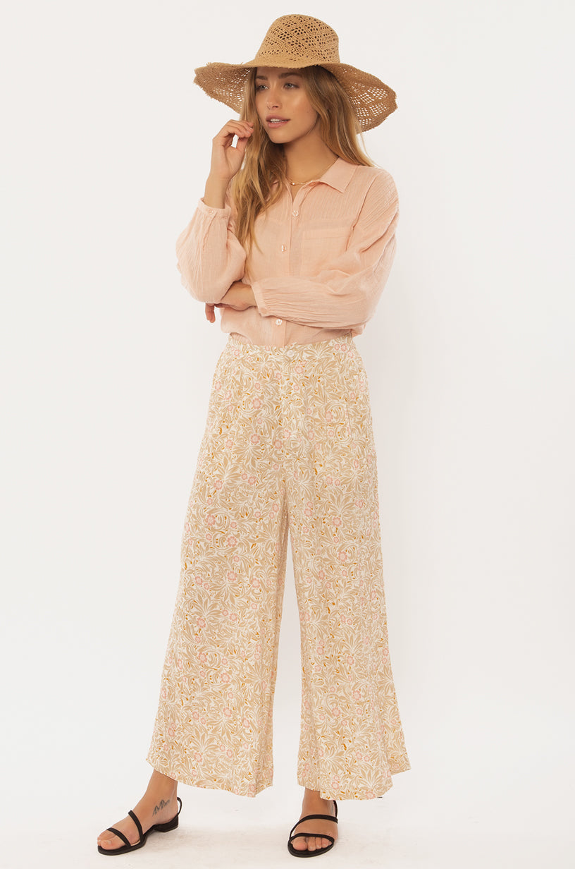 Sisstrevolution Rocky tides woven pant Taupe M