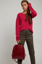 Rosa 2 Pocket Back Pack - Burgundy