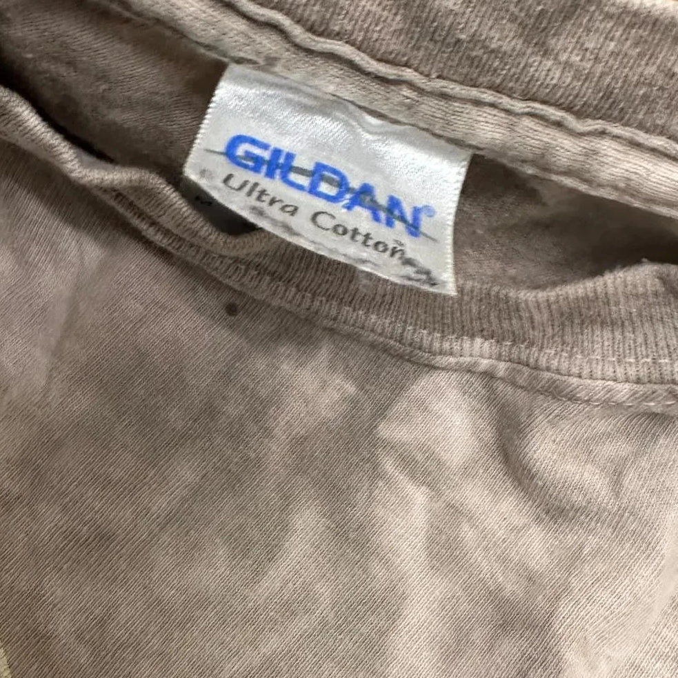 Vintage Colorado Elk T-Shirt Beige Medium