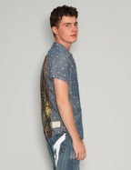 Party Back Polka-Dot Short Sleeve Shirt