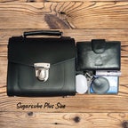 Handmade Leather Sugarcube Handbag - Zebra