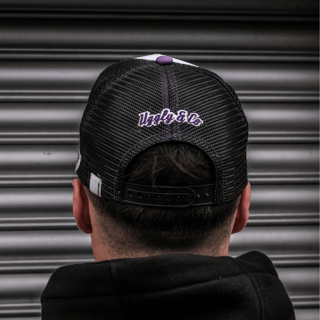 Purple Diamond Trucker Hat x JDM Racing