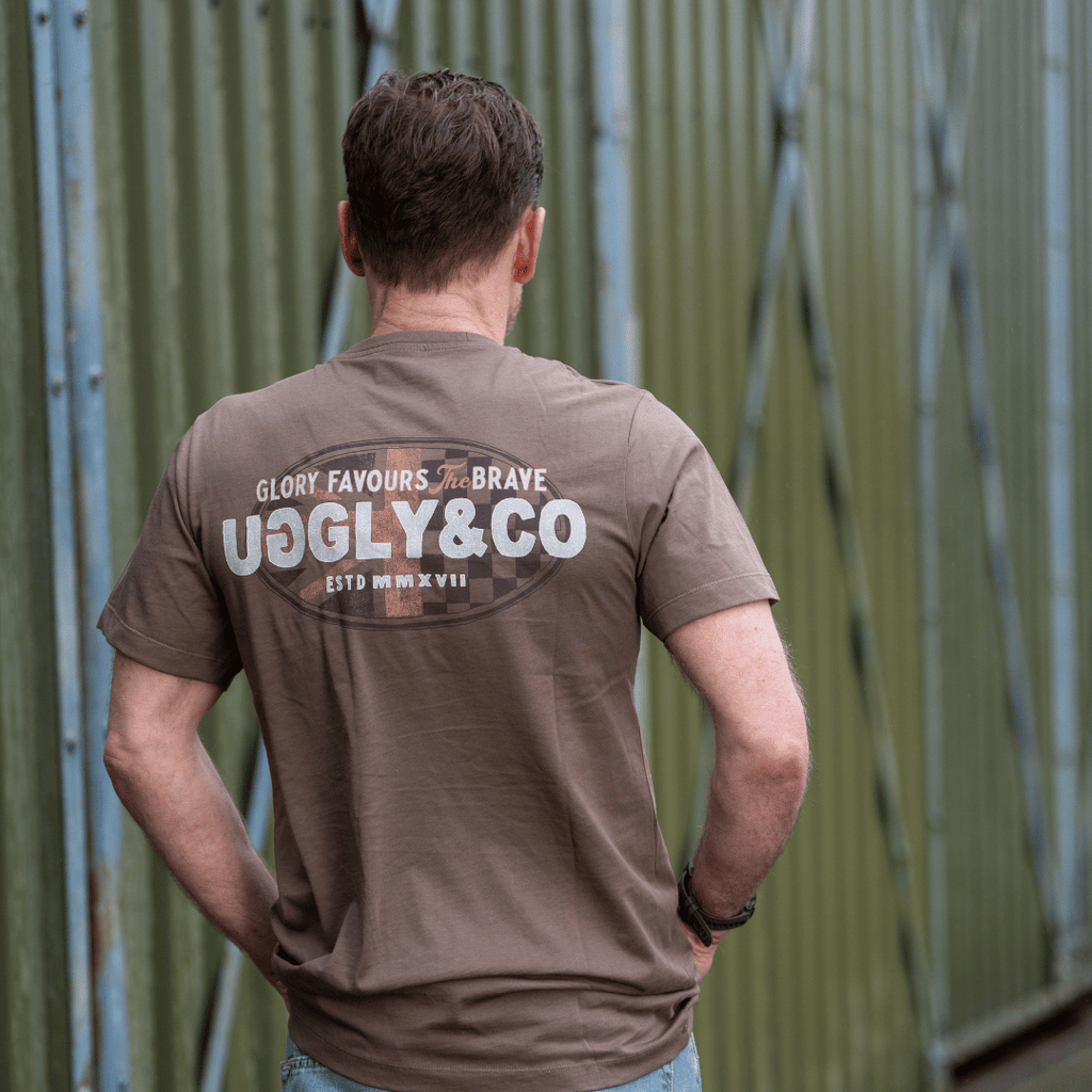 Brown Union Jack Tee