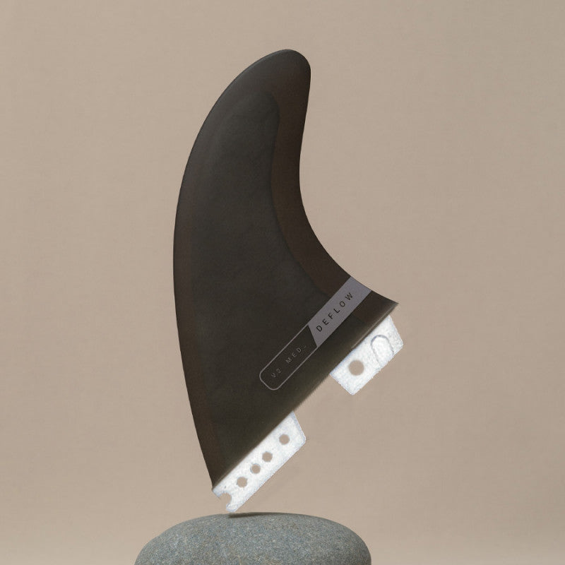 Deflow V.2 Thruster fins black twin tab