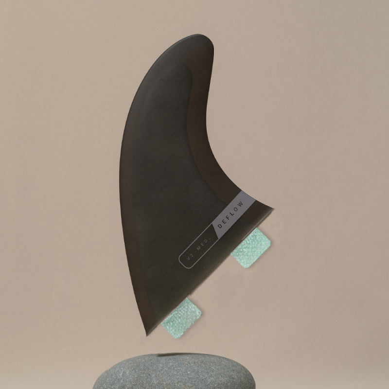 Deflow V.2 Thruster fins black FCS1 twin tab