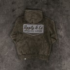 Green Diamond Acid Wash Hoodie