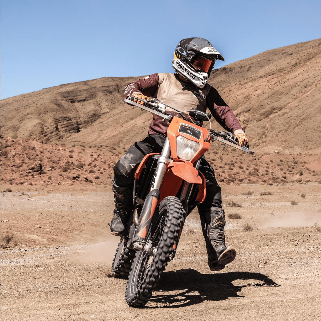 No.1 Brown Vintage Motocross Jersey