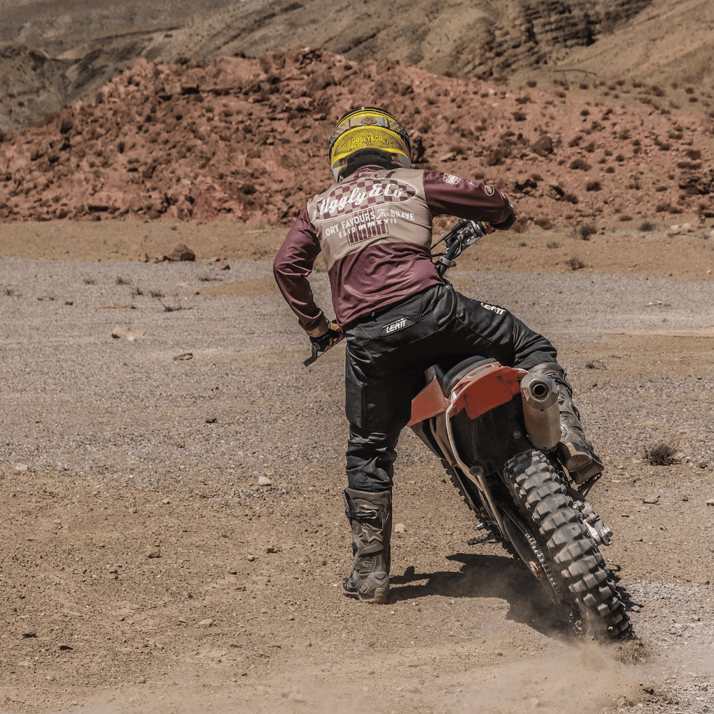 No.1 Brown Vintage Motocross Jersey