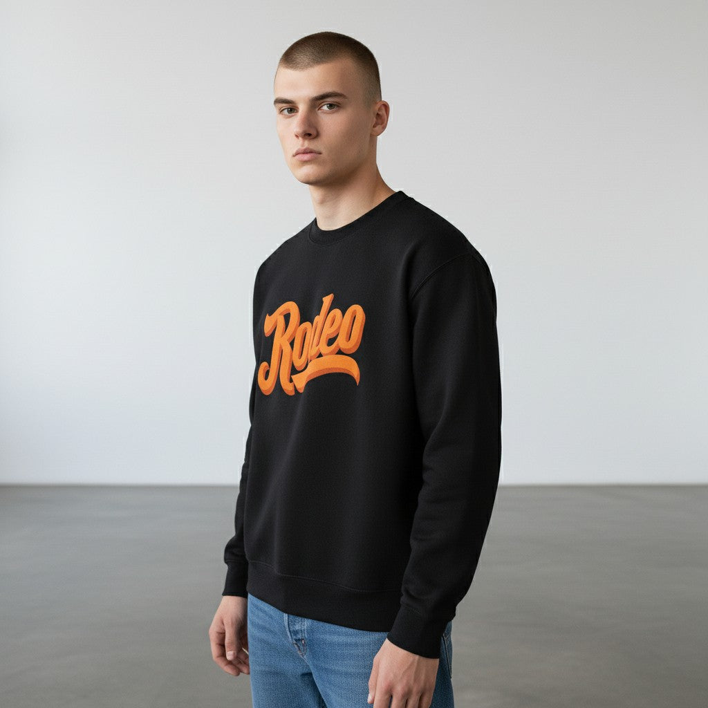 Brag Vintage Rodeo Sweatshirt Black