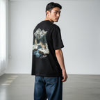 Brag Vintage Alaska Wolf T-Shirt Black