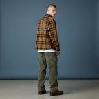 Carhartt Relaxed Fit Flannel Sherpa-Lined Shirt Jacket