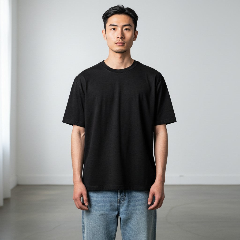 Brag Vintage Alaska Wolf T-Shirt Black