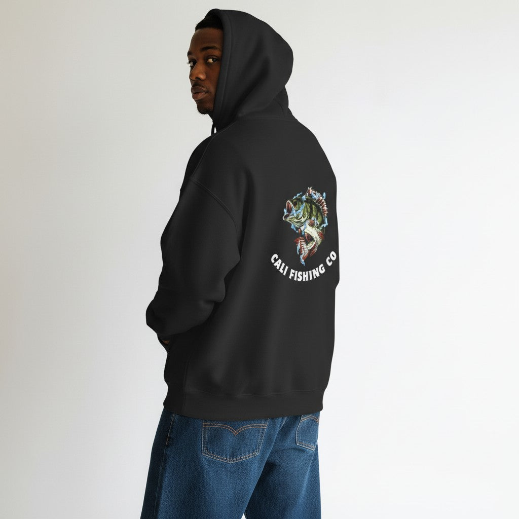 Brag Vintage Cali Fishing Co Hoodie Black