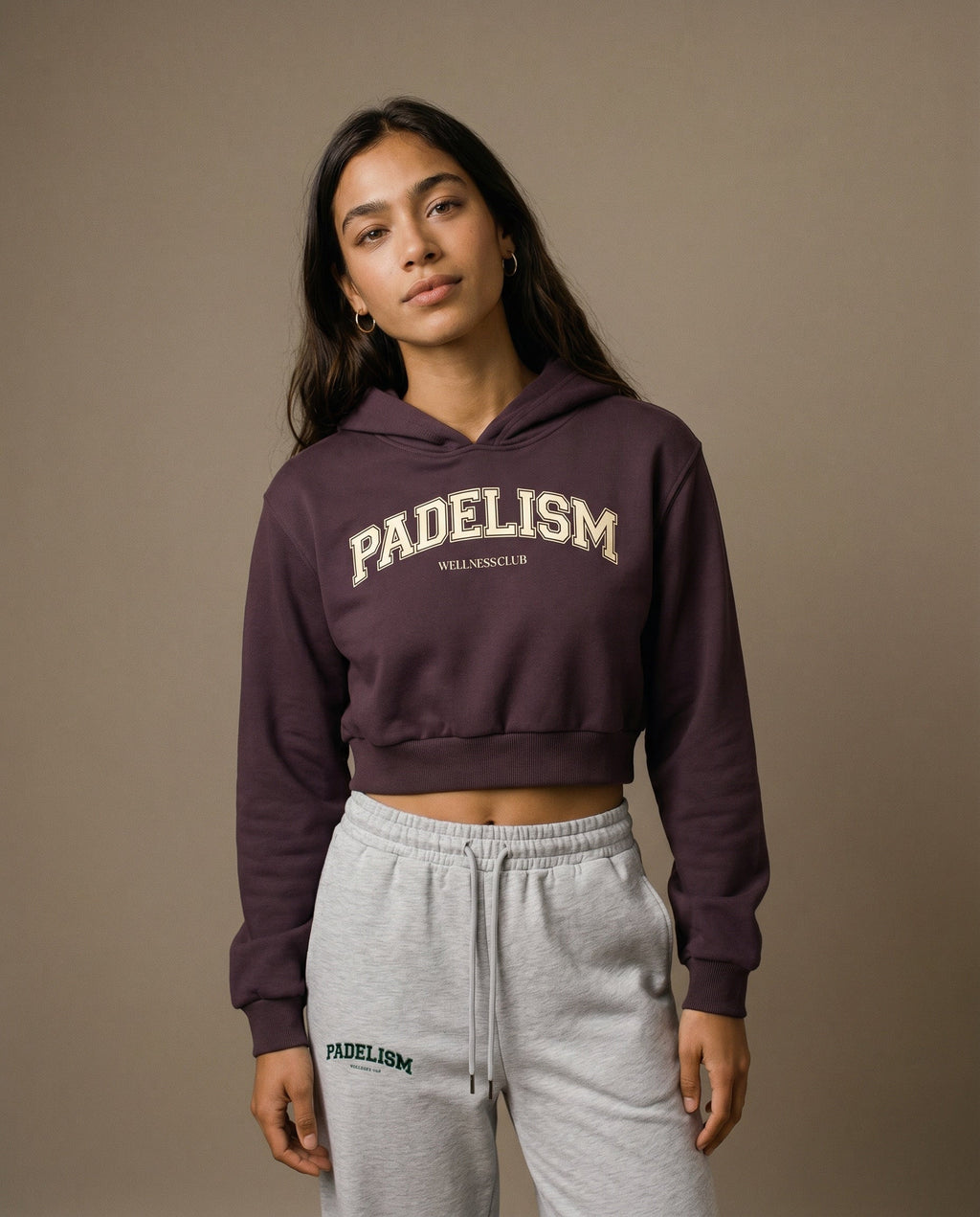 Padelism Wellness Club Cropped Hoodie