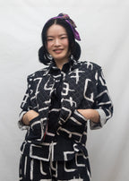 Organic Cotton Quilted Reversible Gilet - Galaxy