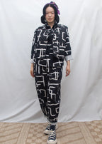 Organic Cotton Quilted Reversible Gilet - Galaxy
