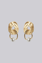 Louche Zane Pearl Pendant Earring