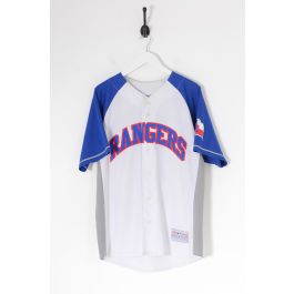 Vintage Texas Rangers Jersey White Red XL