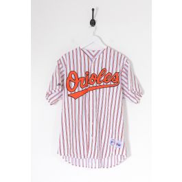 Retro Mlb Baltimore Orioles Pullover Practice Baseball Jersey As-is