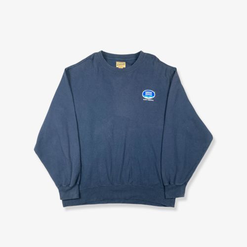 Vintage Nestlé Waters Embroidered Sweatshirt Navy Blue 2XL