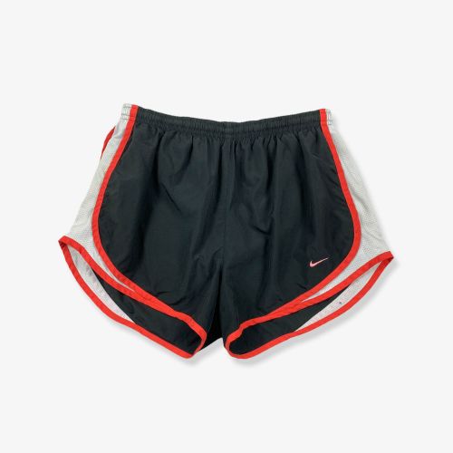 Vintage NIKE Running Sport Shorts Black/Red Small