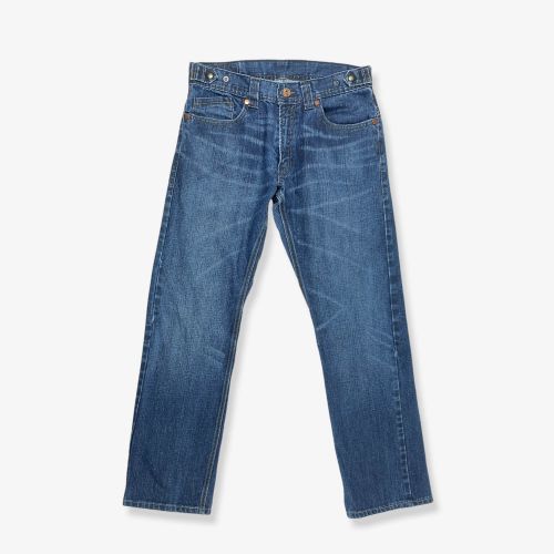Vintage LEVI'S 514 Slim Straight Jeans Dark Blue W32 L30