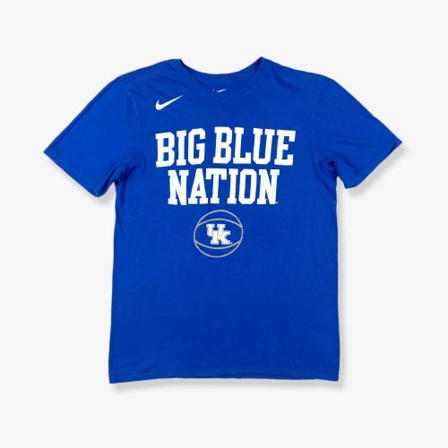 Vintage NIKE Big Blue Nation T-Shirt Royal Blue Medium