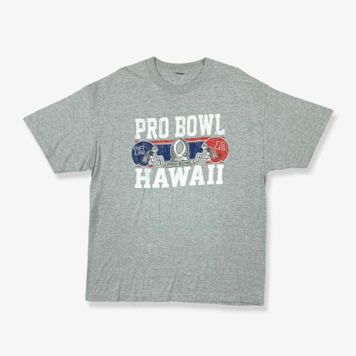 Vintage NFL Pro Bowl Hawaii Graphic T-Shirt Grey XL