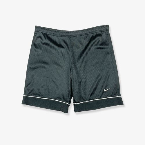Vintage NIKE Sport Shorts Pinstripe Black Medium