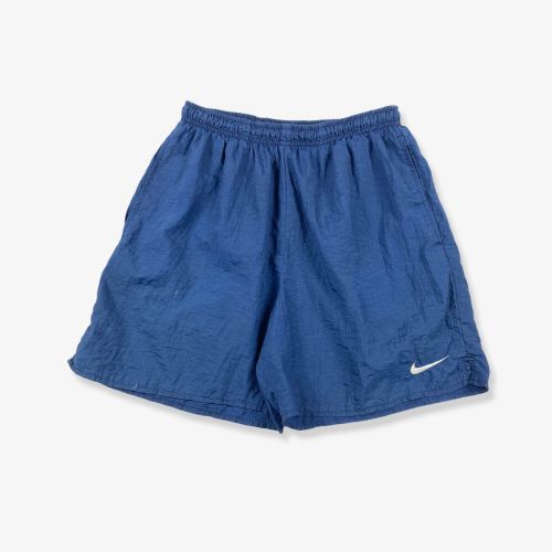Vintage 90's NIKE Sport Shorts Navy Blue Medium