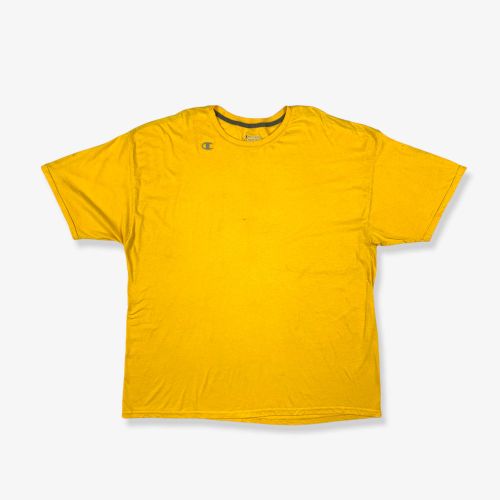 Vintage CHAMPION Vapor T-Shirt Yellow 3XL