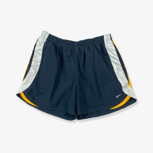 Vintage NIKE Running Sport Shorts Navy Blue Large