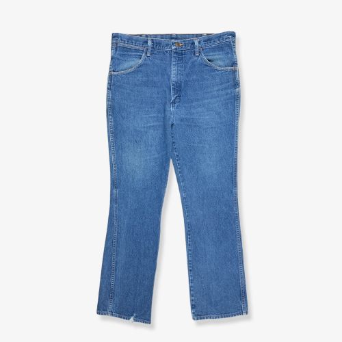 Vintage WRANGLER Boot Cut Slim Fit Jeans Mid Blue W36 L32