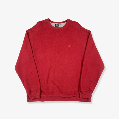 Vintage STARTER Sweatshirt Red XL