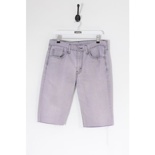 Vintage LEVI'S 514 Cut Off Denim Shorts Lilac Purple W32