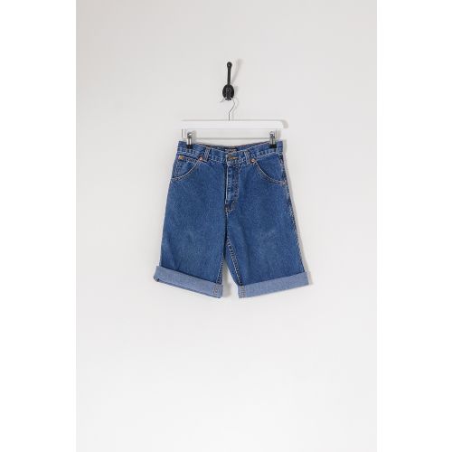 Vintage RALPH LAUREN Cut Off Bermuda Denim Shorts Mid Blue W26