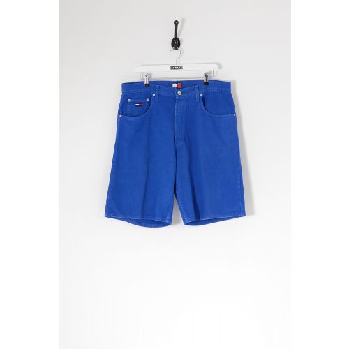 Vintage TOMMY HILFIGER Denim Shorts Royal Blue W36