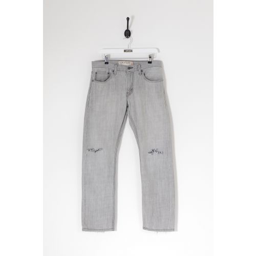 Vintage LEVI'S 514 Slim Straight Jeans Grey W32 L32
