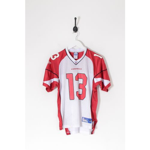 Vintage REEBOK NFL Arizona Cardinals Warner American Football Jersey Red Large