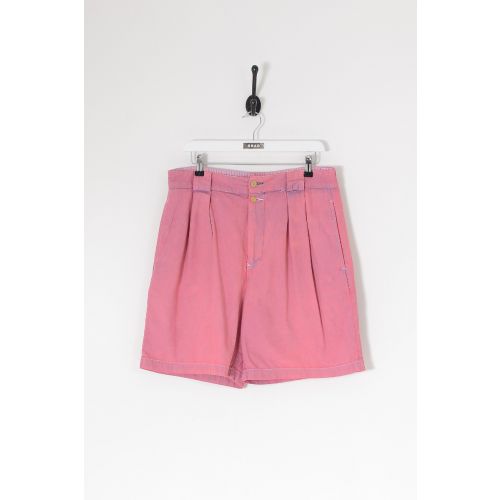 Vintage TOMMY HILFIGER Hemmed Denim Shorts Overdyed-Pink W34