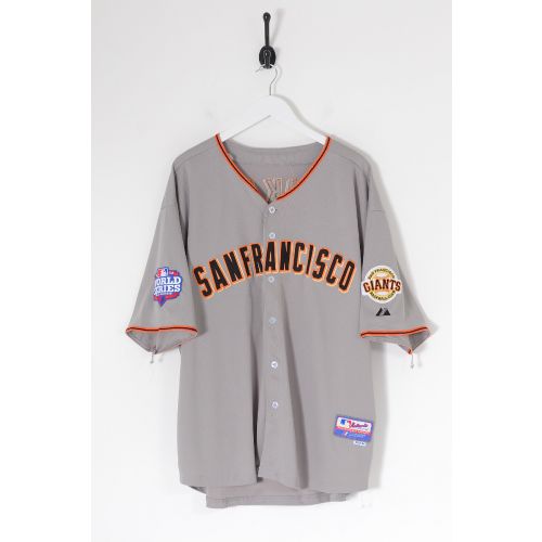 Grey Nike MLB San Francisco Giants Road Jersey