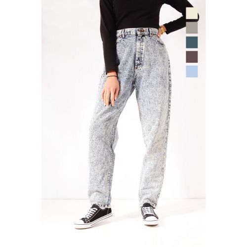 LEE Coloured High Waisted Relaxed Tapered Mom Jeans Various Colours & Sizes