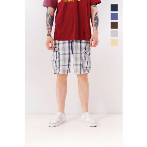 LEE Checked Cargo Combat Shorts