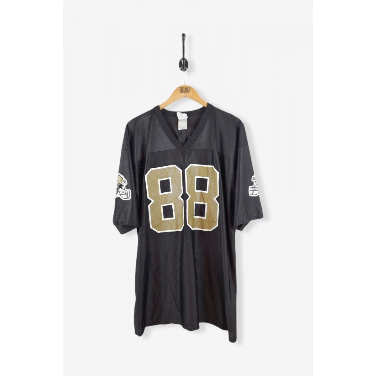 Vintage NFL New Orleans Saints Shockey American Football Jersey Black XL