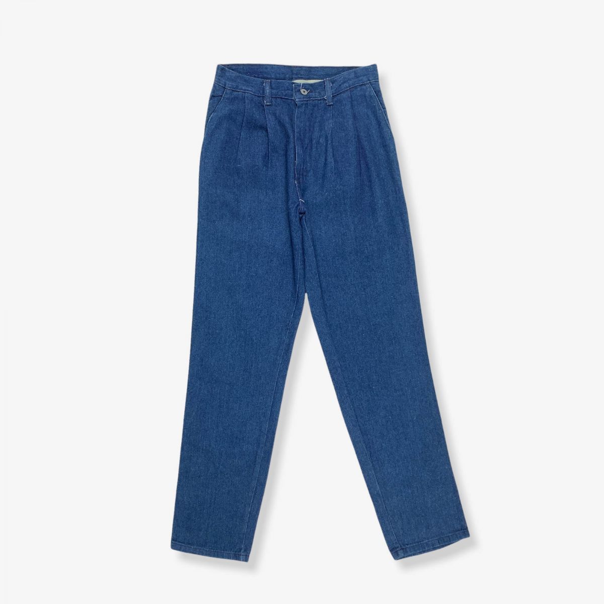 Vintage WRANGLER Pleated Mom Jeans Dark Blue W29 L34 | Vintage Online |  