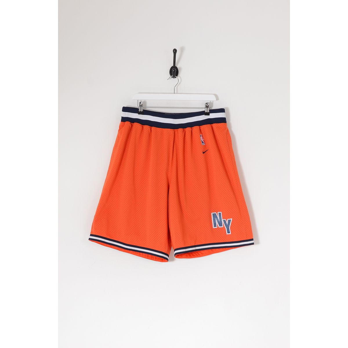 Vintage NIKE New York Knicks NBA Basketball Shorts Orange 2XL